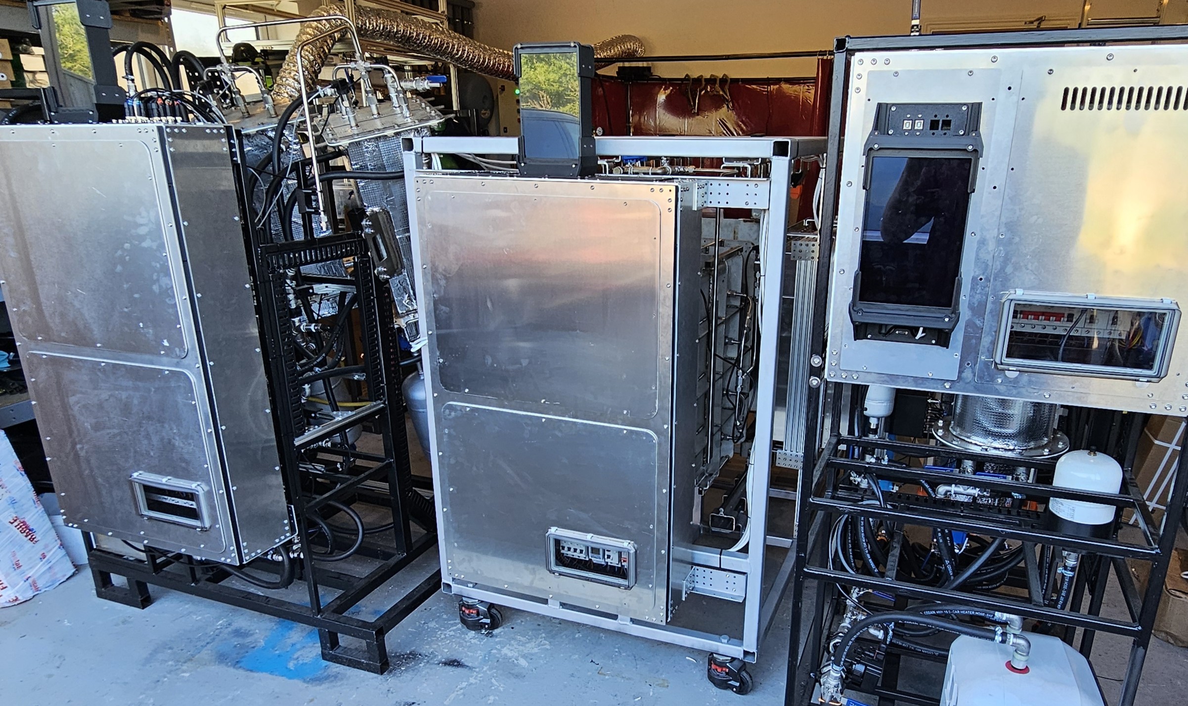 Air View Engineering prototype systems assembled in the workshop
